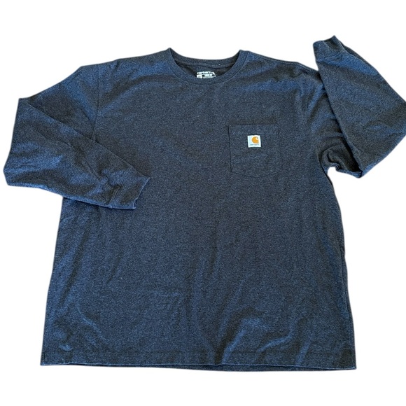 Carhartt Other - Carhartt Gray Long Sleeve Crew Neck Loose Fit Tee Shirt Size XXL
